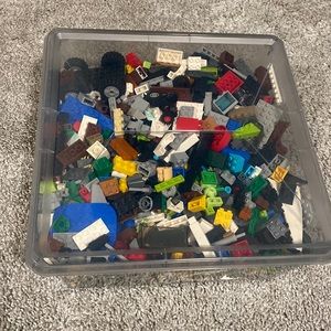 3 LBS of Assorted Color Authentic Lego Bricks
